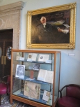 Display with portrait of John G. White I